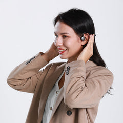MES-E100 Mearsun Bone Conduction Hearing Aid – Bluetooth Compatible/AI Adaptive Sound/DIY Customizable Fitting/Waterproof/Dual Function for Hearing and Music