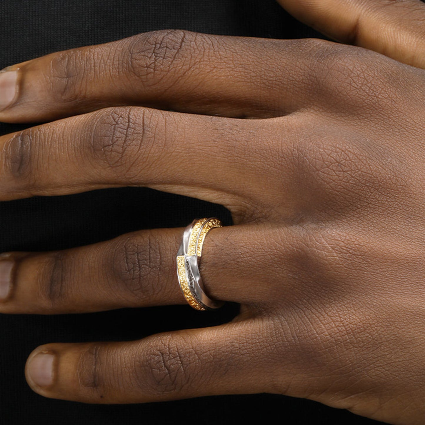 S925 Sterling Silver Cross Ring(RI-GR-004)