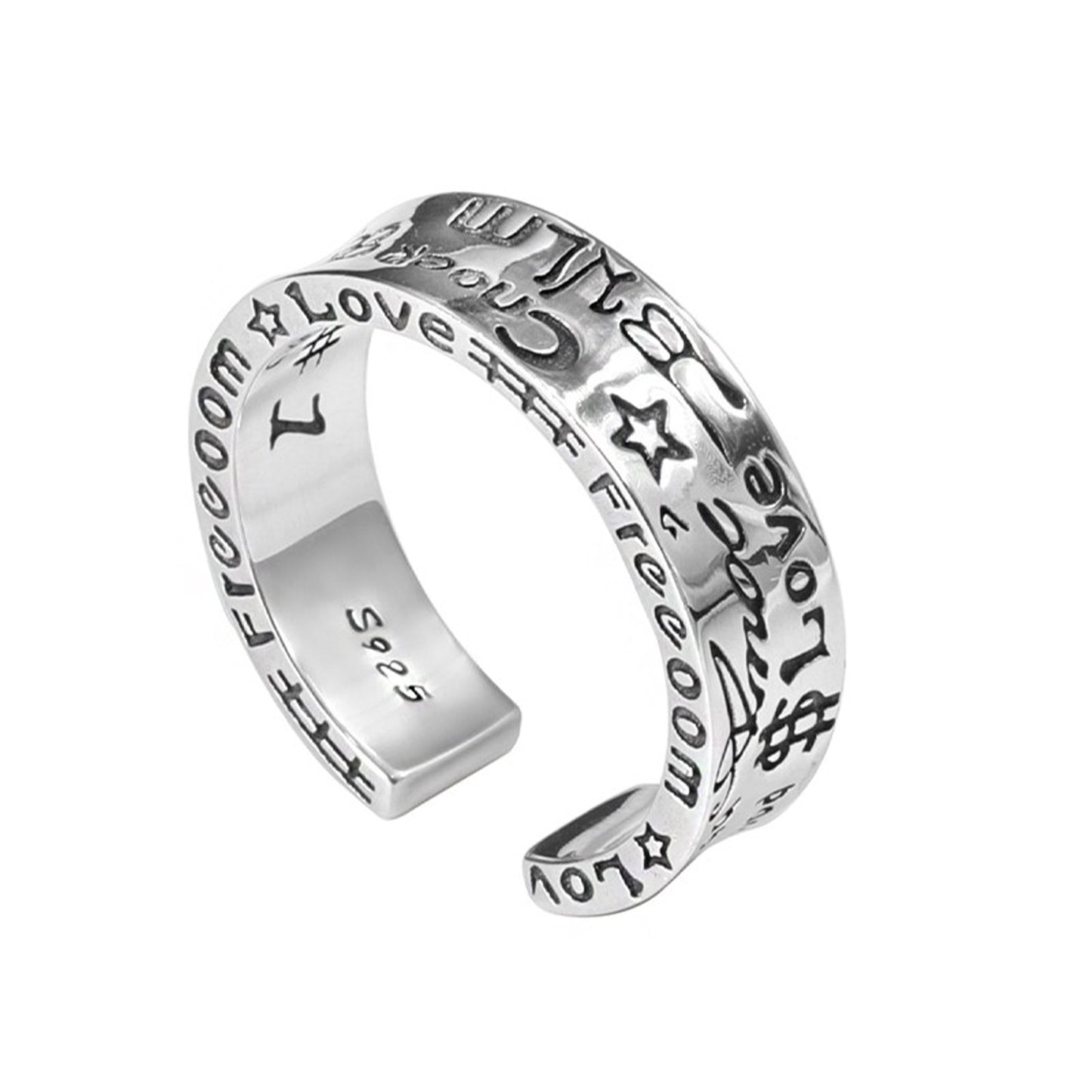 S925 Sterling Silver Cross Ring(RI-GR-002)