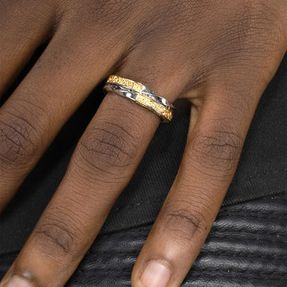 S925 Sterling Silver Cross Ring(RI-GR-004)