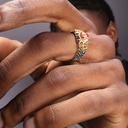 S925 Sterling Silver Cross Ring(RI-GR-004)