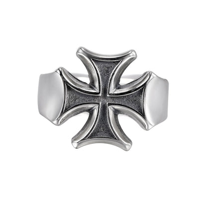 S925 Sterling Silver Cross Ring(RI-GR-001)