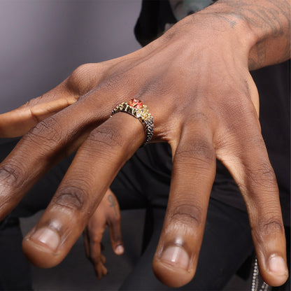 S925 Sterling Silver Cross Ring(RI-GR-004)