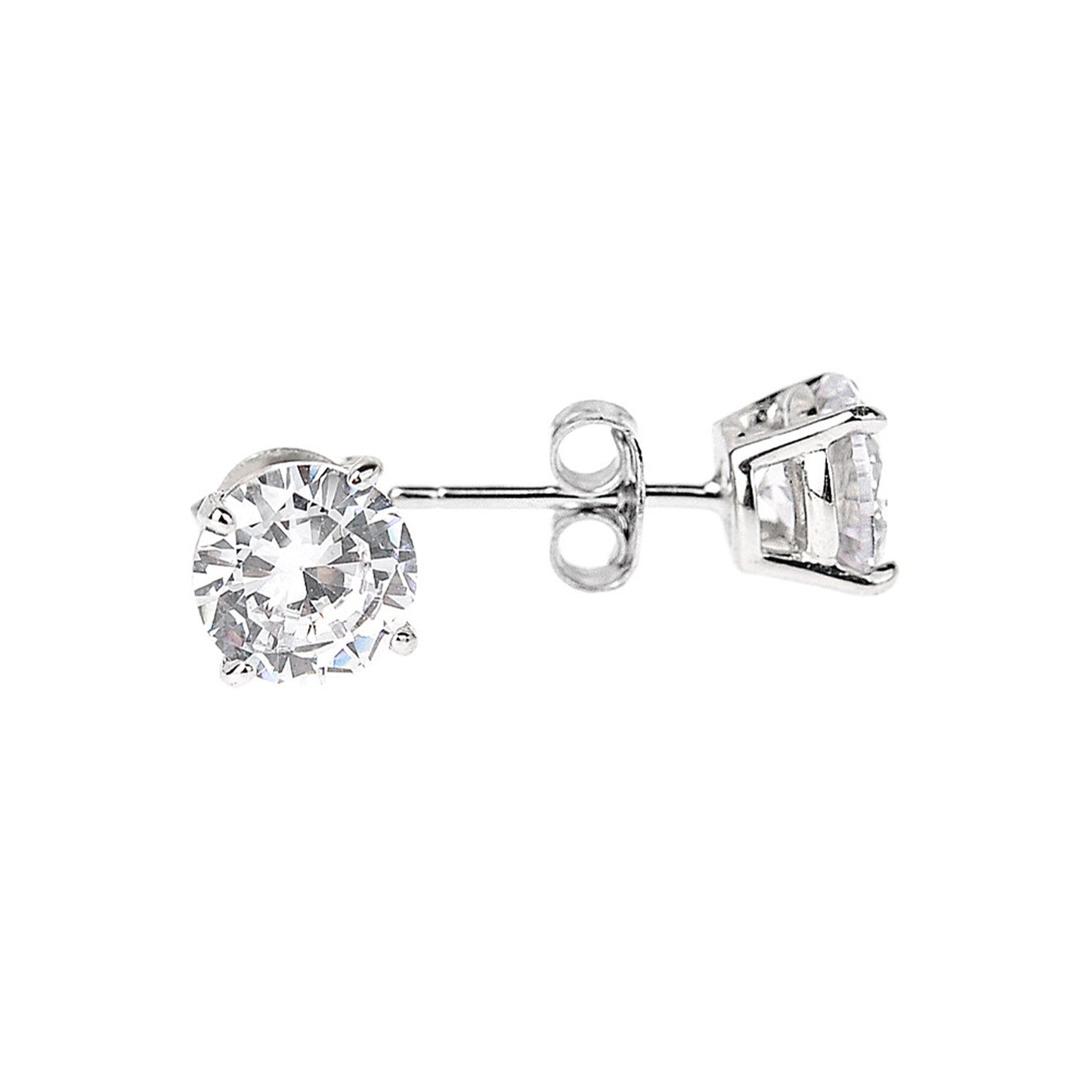 S925 Sterling Silver Earrings with Cubic Zirconia Inlay(EA-GR-009)