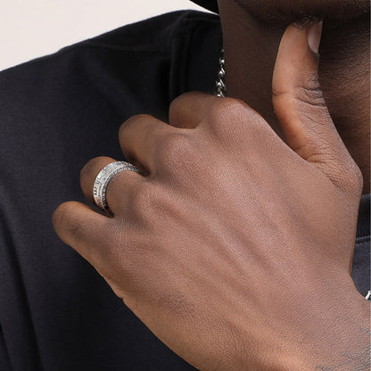 S925 Sterling Silver Cross Ring(RI-GR-002)