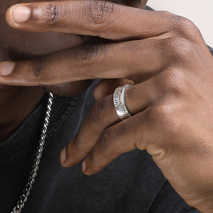 S925 Sterling Silver Cross Ring(RI-GR-002)