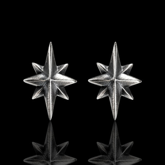 S925 Sterling Silver Earrings with Cubic Zirconia Inlay(EA-GR-011)