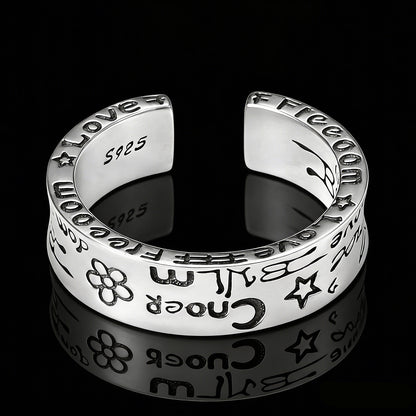 S925 Sterling Silver Cross Ring(RI-GR-002)