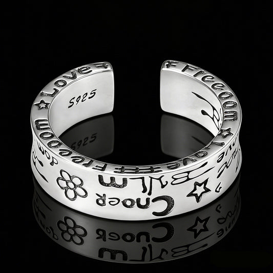 S925 Sterling Silver Cross Ring(RI-GR-002)