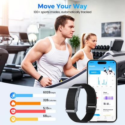 Smart Loop 5.0 Health & Fitness Tracker(Black)