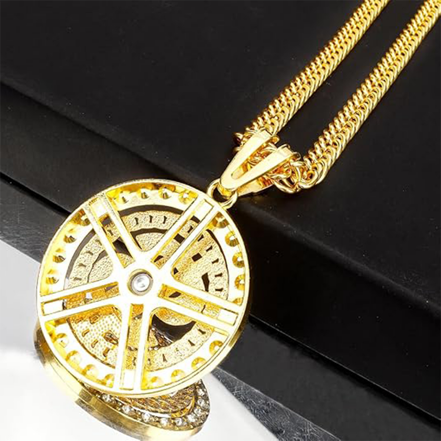 Gold Chain with Dollar Sign(NE-DC-001)